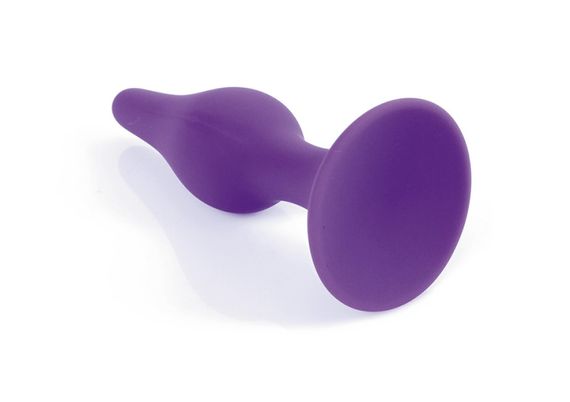 Анальна пробка - Silicone Purple Plug M | Зображення 1