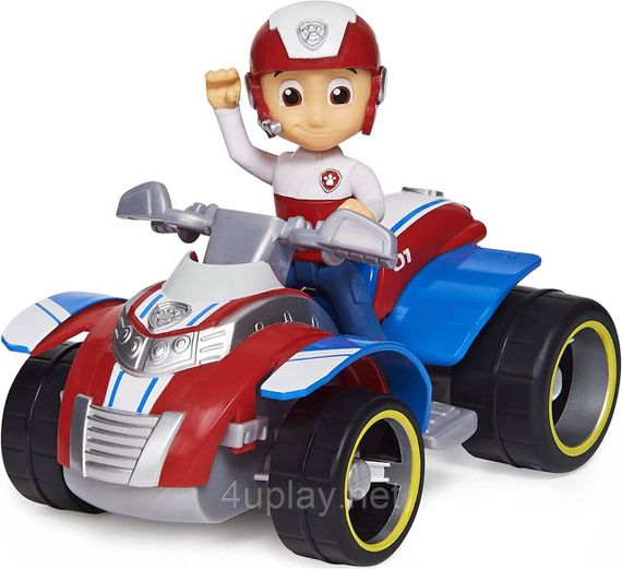 Щенячий патруль Спасательный квадроцикл и фигурка Райдер. Paw Patrol Ryder's Rescue ATV Vehicle with Figure | Зображення 5