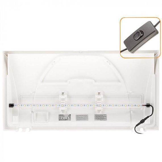 Акваріум Ferplast CAPRI 50 LED WHITE 52 x 27 x h 36 cm - 40 L | Зображення 3