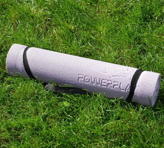 Килимок для йоги та фітнесу PowerPlay 4010 PVC Yoga Mat Лавандовий (173x61x0.6) (PP_4010_Lavender_(173*0,6) | Зображення 4