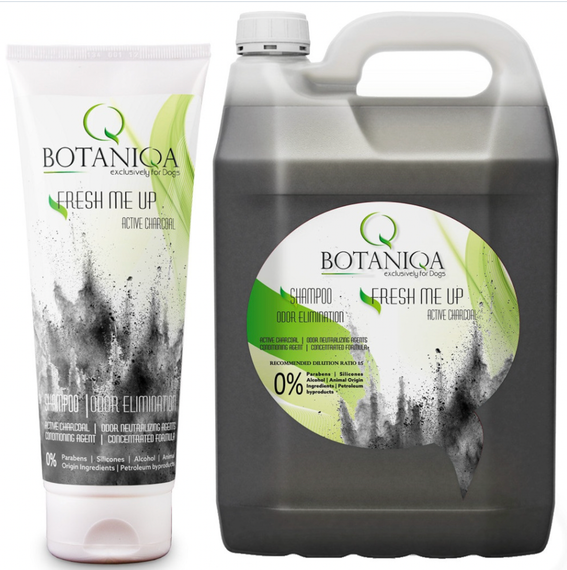 Botaniqa Fresh Me Up Shampoo - шампунь с активированным углем, устраняющий неприятные запахи от шерсти животны