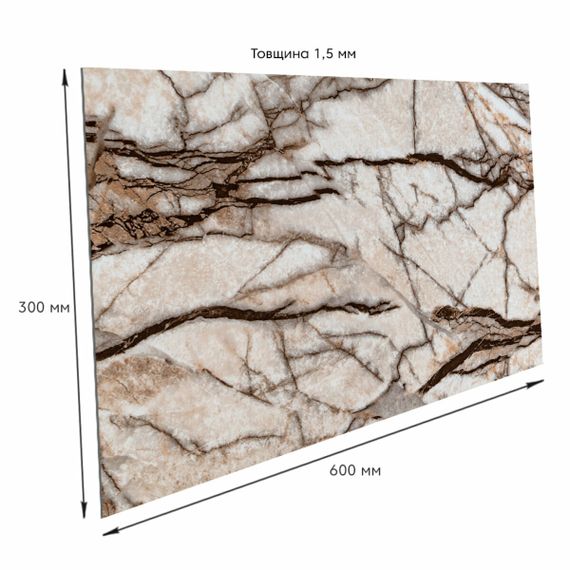 Самоклеюча вінілова плитка 600х300х1,5мм, ціна за 1 шт. (СВП-108) Глянець SW-00000723 | Зображення 1