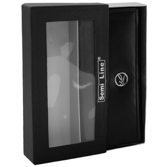 Гаманець жіночий шкіряний Semi Line RFID Black (P8273-0) | Зображення 2