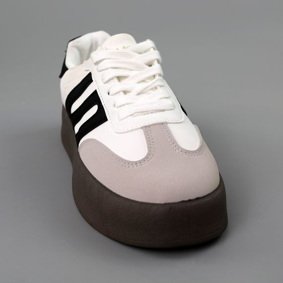 Кеди жіночі 590308 Білі 36 37 38 39 40 41 | Зображення 1