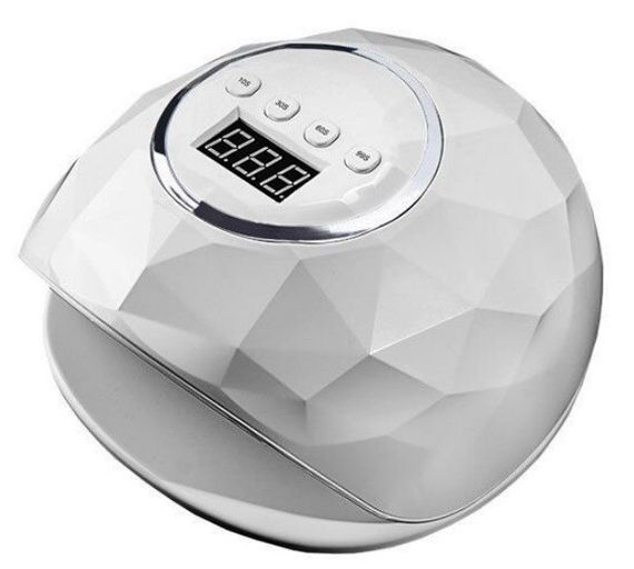 Лампа для манікюру та педикюру UVLED SUN F6 86 Вт для сушіння гель лаку Біла