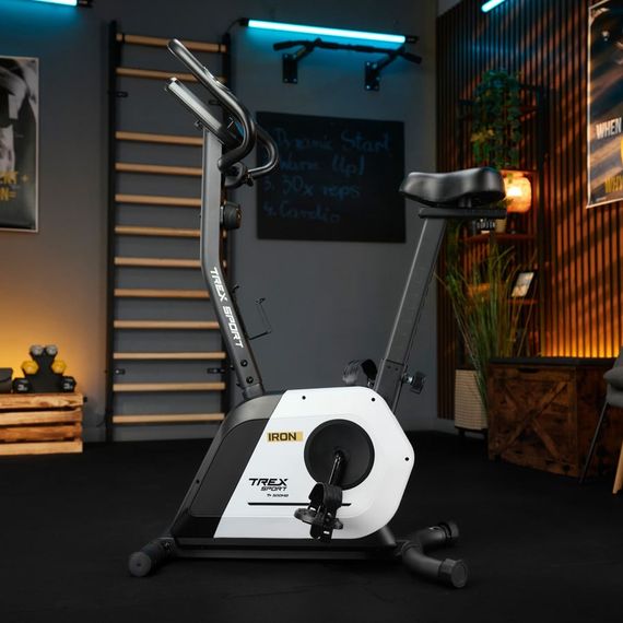 Велотренажер Trex Sport TX-500MB IRON магнітний білий | Зображення 1