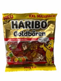 Цукерки желейні Haribo GoldBaren Золоті ведмедики, 240 г, жувальні цукерки Харибо