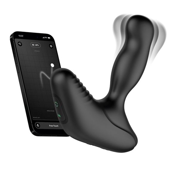 Смарт-массажер простаты Nexus Revo Stealth with APP, вибрация+ротация, пульт ДУ, до 10 часов работы | Зображення 1
