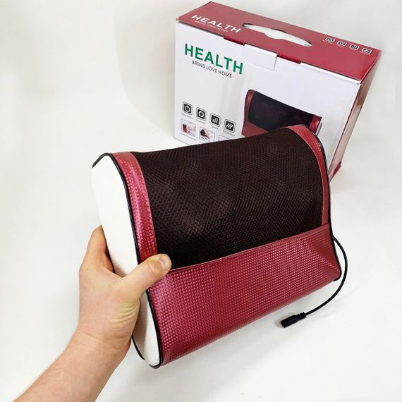 Масажна подушка 1071 з інфрачервоним підігрівом та 3 режимами, Масажер для ніг рук спини та шиї | Зображення 5