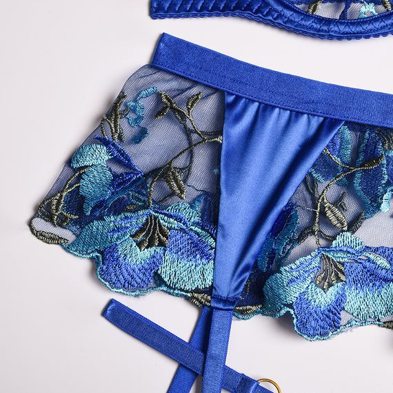 Елегантний комплект білизни з вишивкою L/XL Sex Aura | Зображення 7