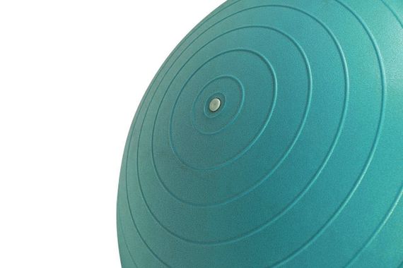 М'яч для фітнесу (фітбол) напівмасажний PowerPlay 4003 Ø65 cm Gymball  Зелений + помпа | Зображення 3