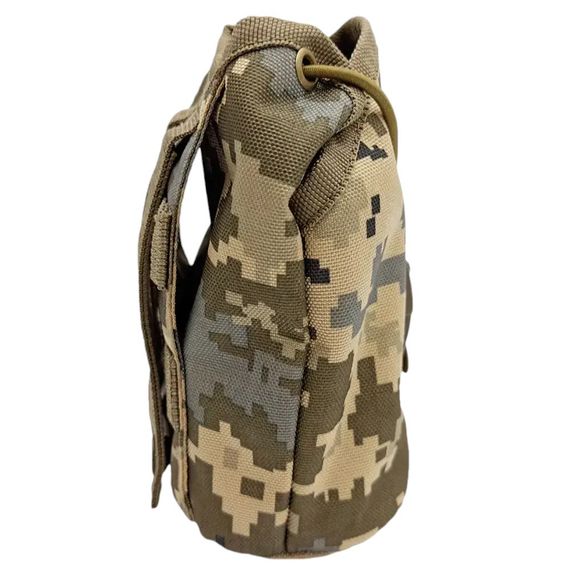 Фляга армійська 1л в чохлі-підсумку Піксель Molle (фляга тактична польова індивідуальна) | Зображення 5
