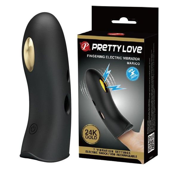 Кліторальний стимулятор на палець Pretty Love-MARICO Fingering Electric Vibrator, BI - 014755 Sex Aura