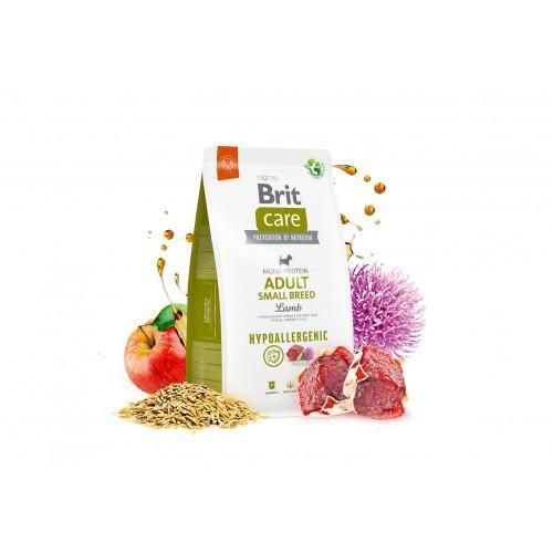 Корм для собак малых пород Brit Care Dog Hypoallergenic Adult Small Breed гипоаллергенный с ягненком, 7 кг | Зображення 4