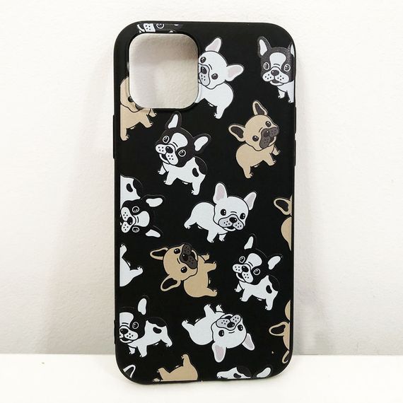 Чохол для Apple Iphone 11 Pro чорний ZH-927 з собачками | Зображення 2