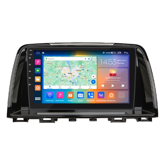 Штатна магнітола 9" Lesko для Mazda 6 III (GJ) 2012-2015 2/32Gb CarPlay 4G Prime IPS 8 ядер Мазда