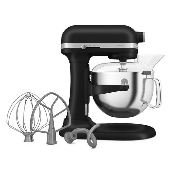 Міксер планетарний KitchenAid Artisan 5KSM60SPXEBM, 5.6 л, чорний матовий | Зображення 3