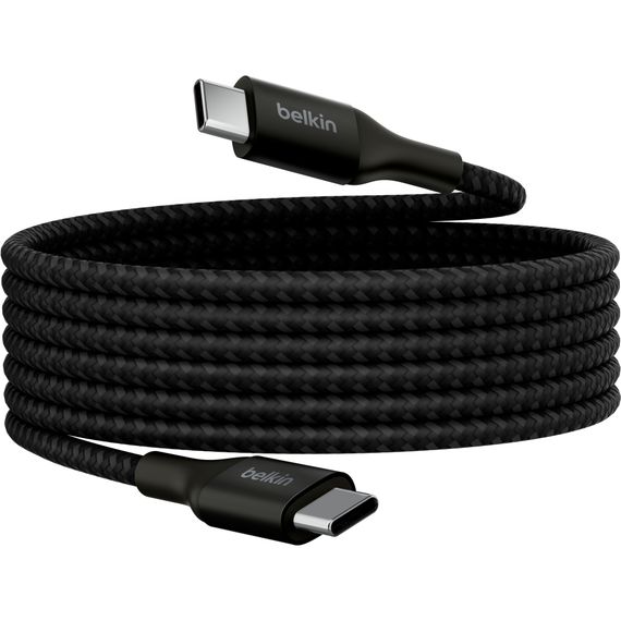 Дата кабель USB-C to USB-C 2.0m 240W Black Belkin (CAB015BT2MBK) | Зображення 4