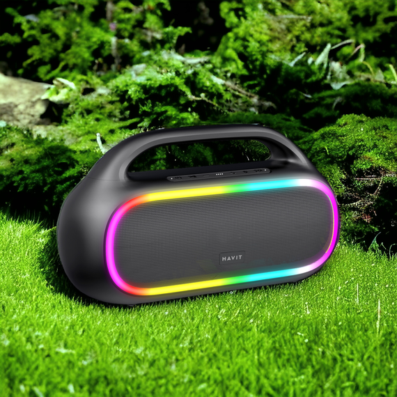 Портативна колонка HAVIT HV-SK862BT 40W RGB Black | Зображення 1