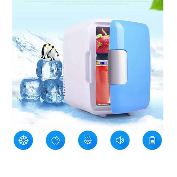 Переносний холодильник від прикурювача, портативний холодильник від прикурювача для напоїв і продуктів на 4.1 л | Зображення 9