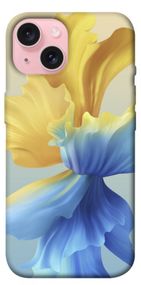 Чохол з картинкою Абстрактна квітка для Apple iPhone 15 (6.1")