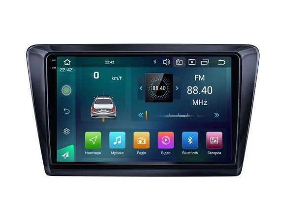 Штатна магнітола Cyclone C9-003. 3+32Gb. DSP. CARPLAY Skoda Rapid 2013-2018