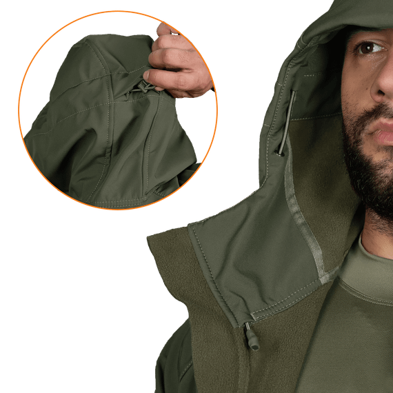 Куртка Stalker SoftShell Олива (7225), S | Зображення 4