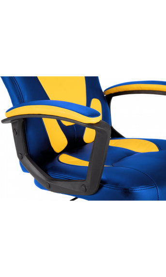 Кресло геймерское детское GT RACER X-1414 BlueYellow | Зображення 7
