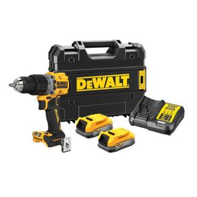 Дрель-шуруповёрт аккумуляторная бесщёточная ударная 90 Нм DeWALT DCD805E2T