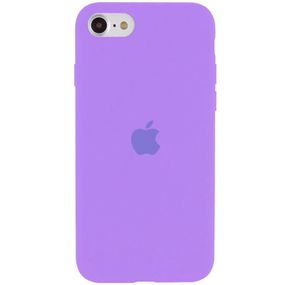 Чохол Silicone Case Full Protective (AA) для Apple iPhone SE (2020) Бузковий / Dasheen
