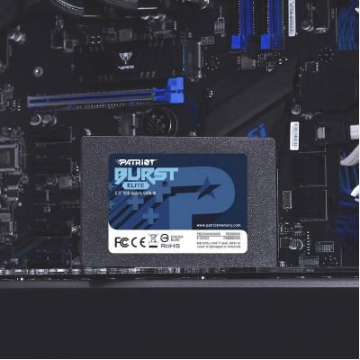 Накопитель SSD 2.5&quot; 480GB Burst Elite Patriot (PBE480GS25SSDR) (PBE480GS25SSDR) | Зображення 4