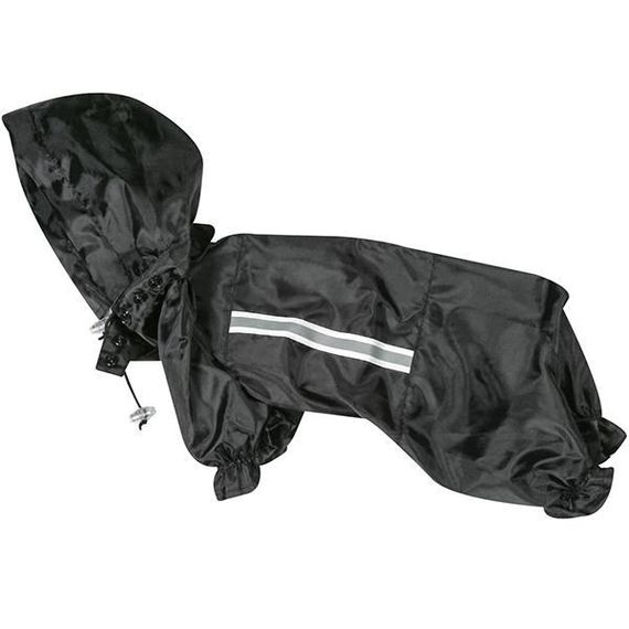 Flamingo Raincoat Safety фламинго одежда для собак, защитный комбинезон с капюшоном и светоотражающими 26 см