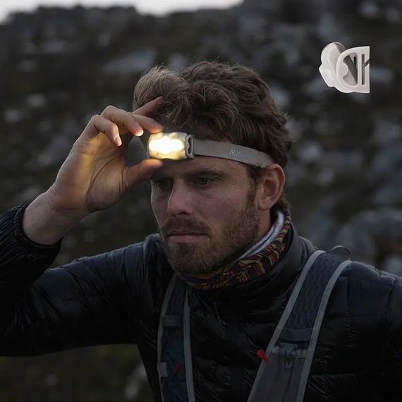 Ліхтар налобний Naturehike NH18T005-F, бежевий | Зображення 2