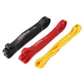 Эспандер-петля 2-30 кг резина для фитнеса и спорта набор 3 шт Cornix Power Band  XR-0090