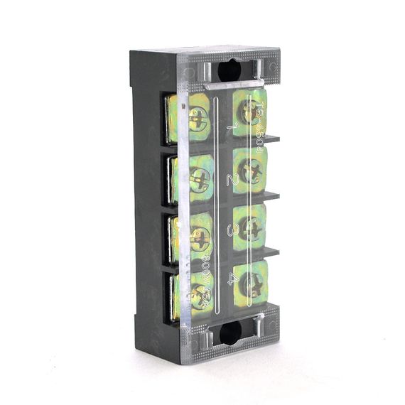Клемна колодка 4-розрядна TB-4504 45A/600V, переріз дроту 0, 5-4, 0мм2, 50 шт в упаковці, ціна за штуку
