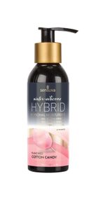 Змазка водно-силіконова Sensuva Hybrid Cotton Candy (125 мл) без цукру, можна для оральних пестощів