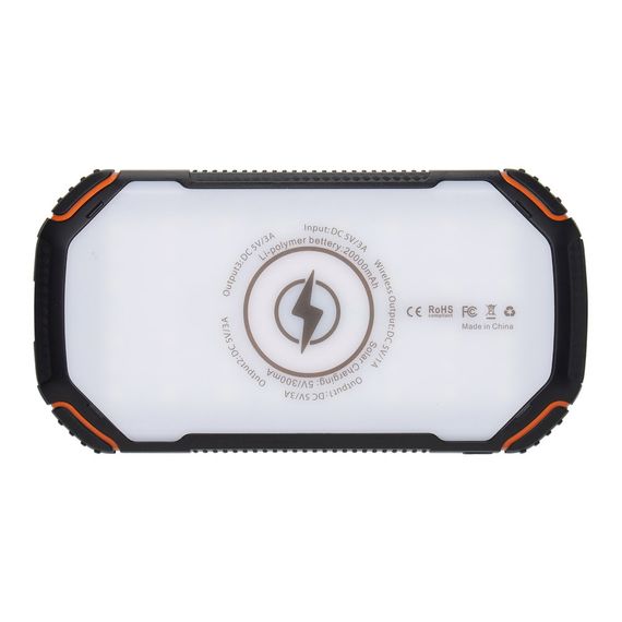 УМБ PowerBank із сонячною панеллю, повербанк КВАНТ WSC31 20000mAh | Зображення 4