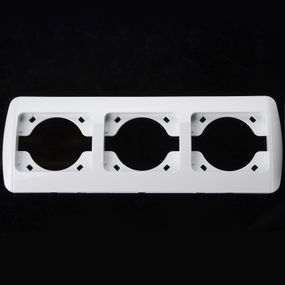 Рамка тройная белая MB-3F wh