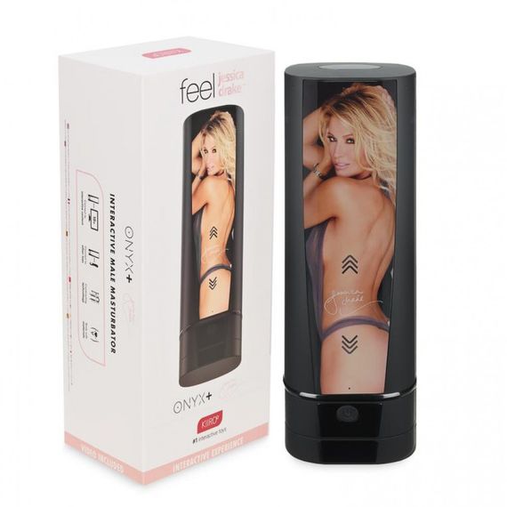 Інтерактивний мастурбатор, для вебкам (webcam), Kiiroo Onyx+ Jessica Drake Sex Aura