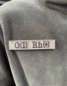 Нашивка група крові (O(I) Rh+) піксель