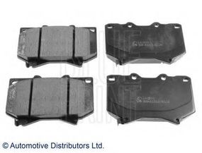 Комплект гальмівних колодок з 4 шт. дисків BLUE PRINT ADT342117 на TOYOTA PRADO (FZJ1_, UZJ100)