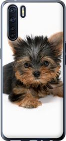 Чехол на Oppo A91 Щенок йоркширского терьера "931u-1884-17620"