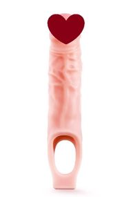 Насадка на член удлиняющая реалистичная Blush Performance бежевая, 16.5 х 3.8 см Sex Aura