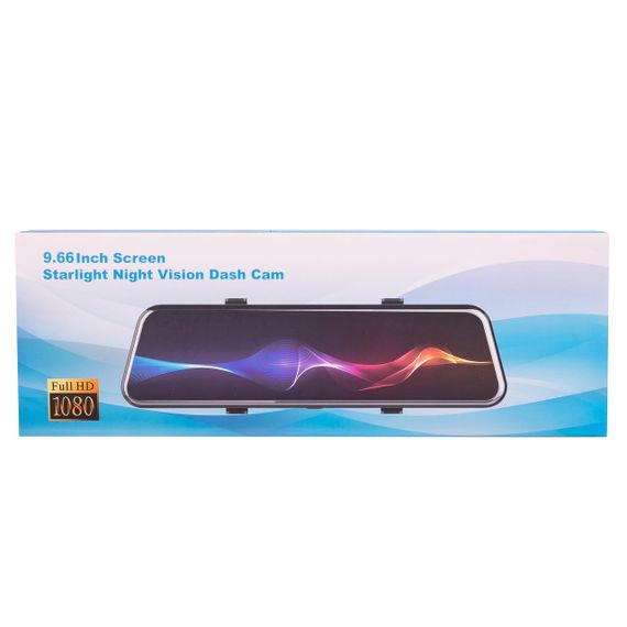 Видеорегистратор зеркало с камерой заднего вида Touch Screen Super FULL HD парктроник Vechicle Blackbox DVR VBDVRB | Зображення 8