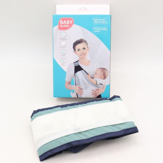 Слинг для новорожденных 0-36 месяцев, BABY SLING AND182 / Дышащий рюкзак-переноска для детей / Эрго рюкзак для | Зображення 8