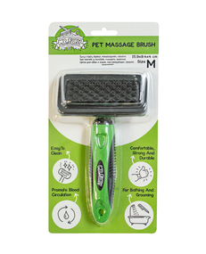 Гребінець-щітка для собак та котів Mr.Fluffy Pet massage brush, medium