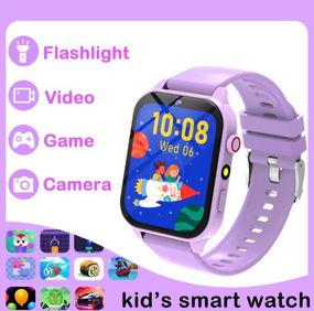 Дитячий розумний годинник із камерою, іграми, моніторингом сну, крокомірром, будильником, калькулятором, ліхтариком та ін.