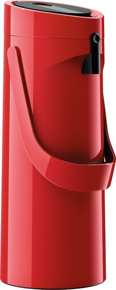 Термос Tefal Ponza Pump, 1.9л, пластик, скло, червоний (K3140314)