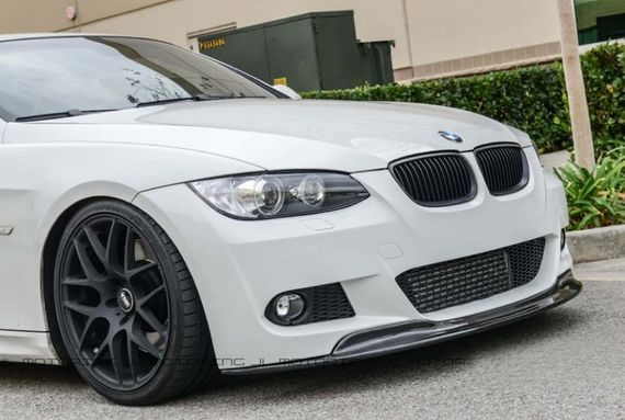 Передня Lip накладка CSL-Style DPT (для E92/93 M-Sport 2006-2010, чорний глянець) для BMW 3 серія E-90/91/92/93 рр