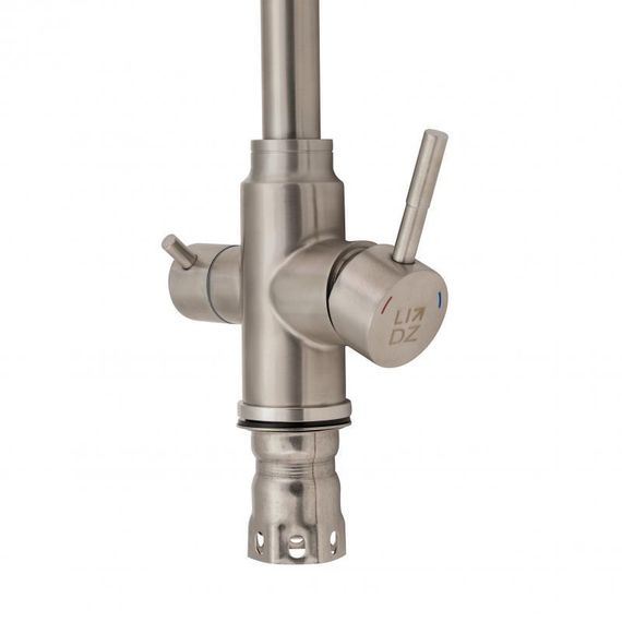 Змішувач для кухні Lidz Aria 020F1 з підключенням для питної води (k35) LDARI020F1NKS34941 Nickel | Зображення 3